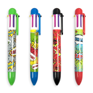 Comic Book Multicolor Click Pen