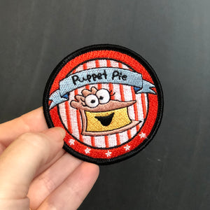 Fundraiser Puppet Pie sew-on patch