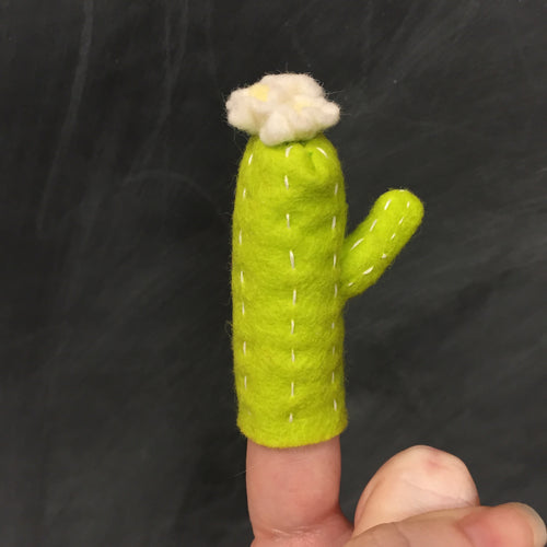 Saguaro Cactus Finger Puppet