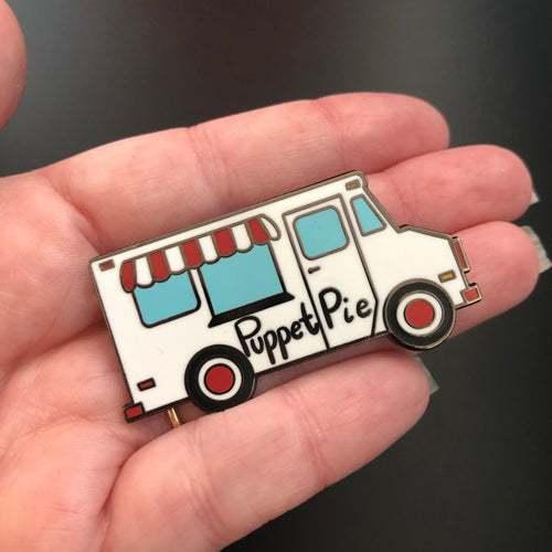 Puppet Pie Ice Cream Truck Enamel Pin