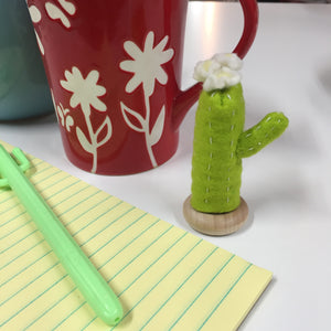 Saguaro Cactus Finger Puppet