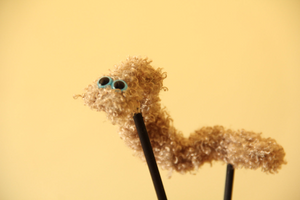 Wiggle Worm Rod Puppet